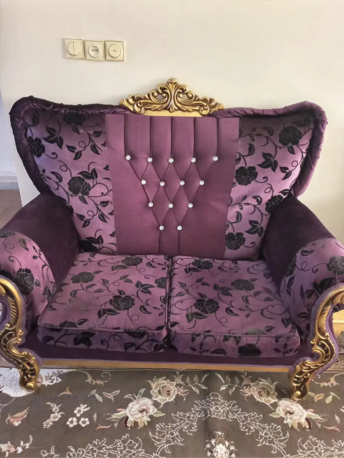 مبل نیمه سلطنتی|مبلمان خانگی و میز عسلی|رباط‌کریم, رباط‌کریم|دیوار