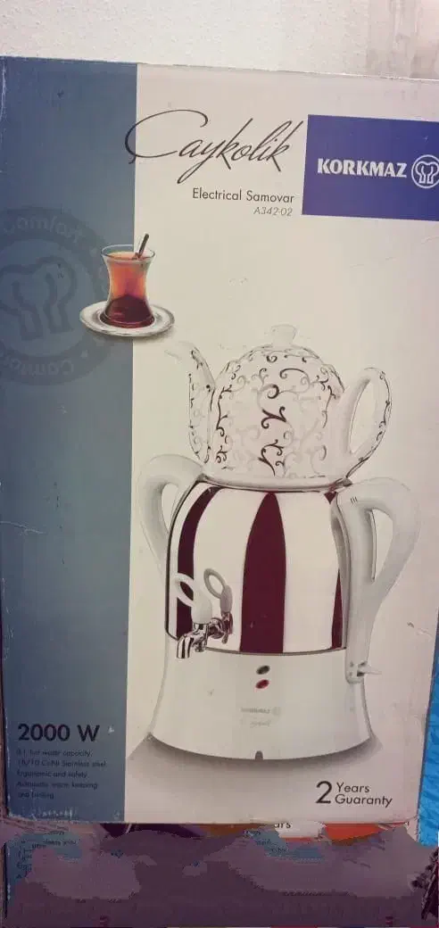 سماور برقی کرکماز ترکیه - مدل A342-02|سماور، چایساز، قهوهساز|تهران, تهرانپارس جنوبی|دیوار