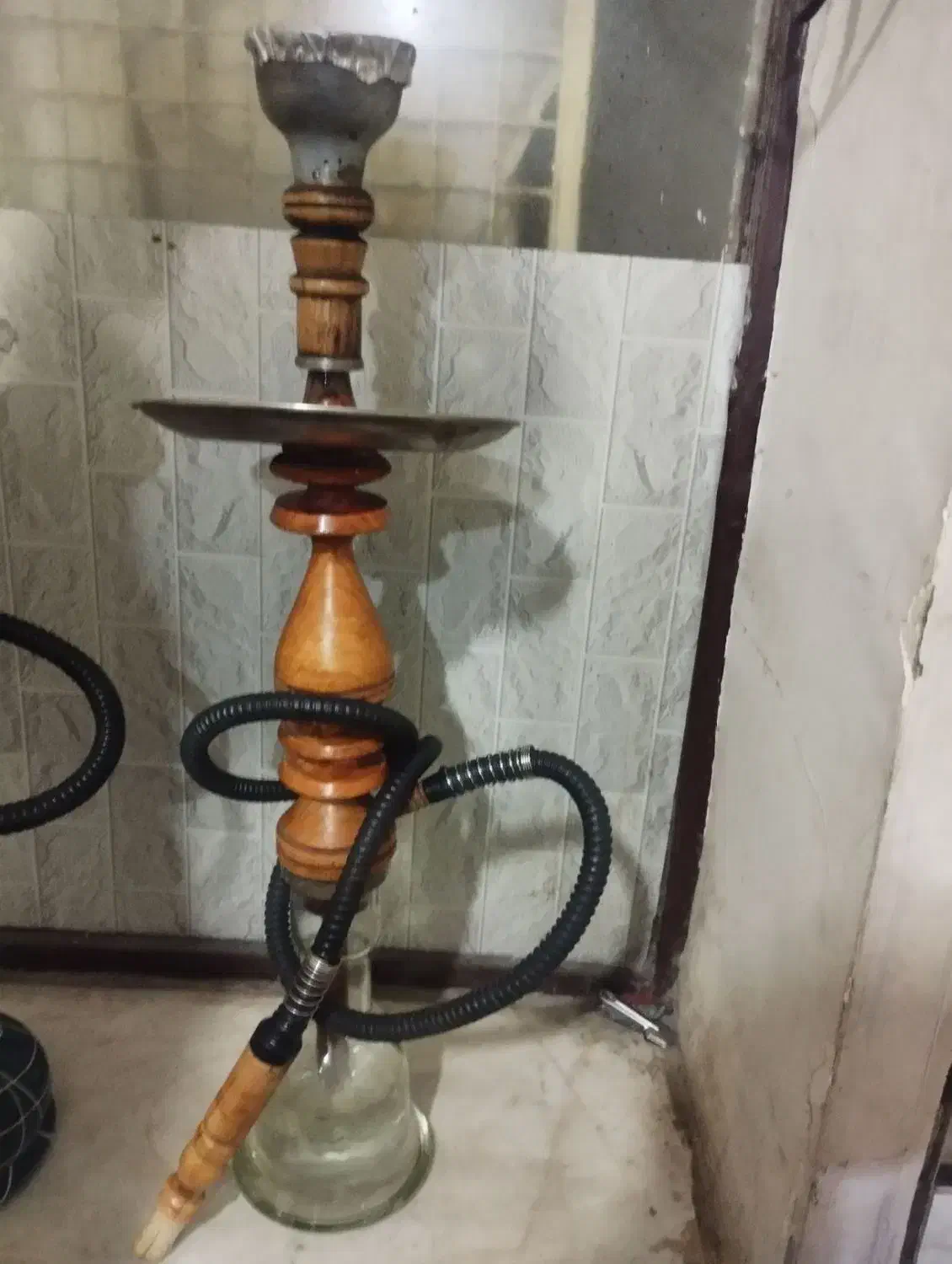 قلیان چوب زرد|کلکسیون و سرگرمی|ایلام, |دیوار