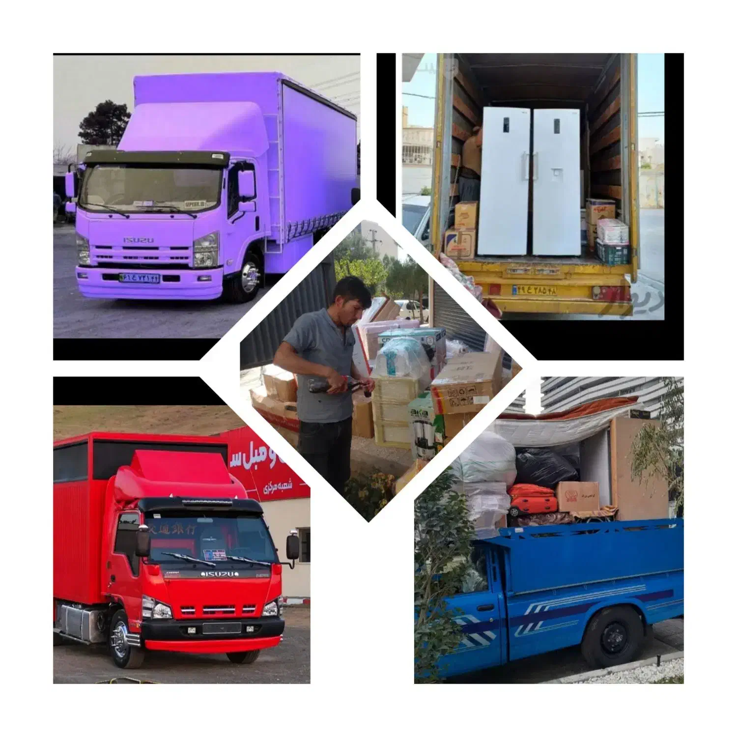 اسباب کشی ۲۴ساعته بانیروهای کاربلد باماشین بامجوز|خدمات حمل و نقل|سمنان, |دیوار