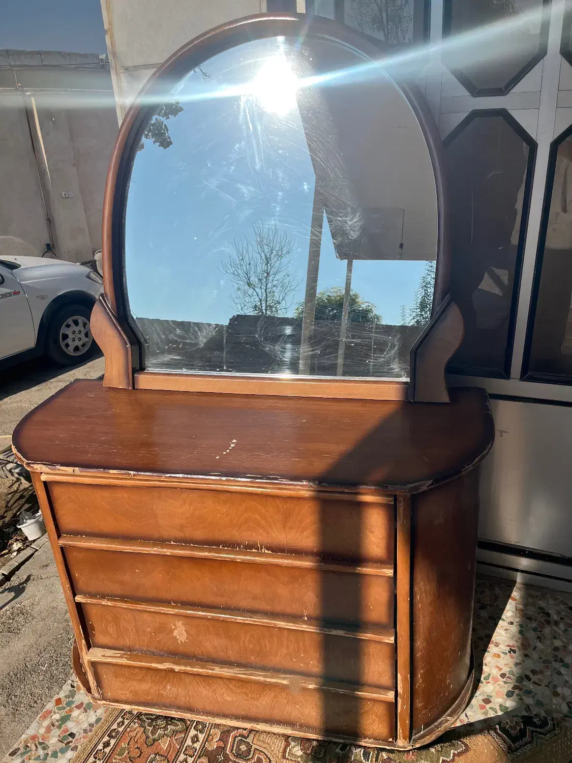 کمددراور چهارکشووآینه|جاکفشی، کمد، دراور|بشاریات, |دیوار