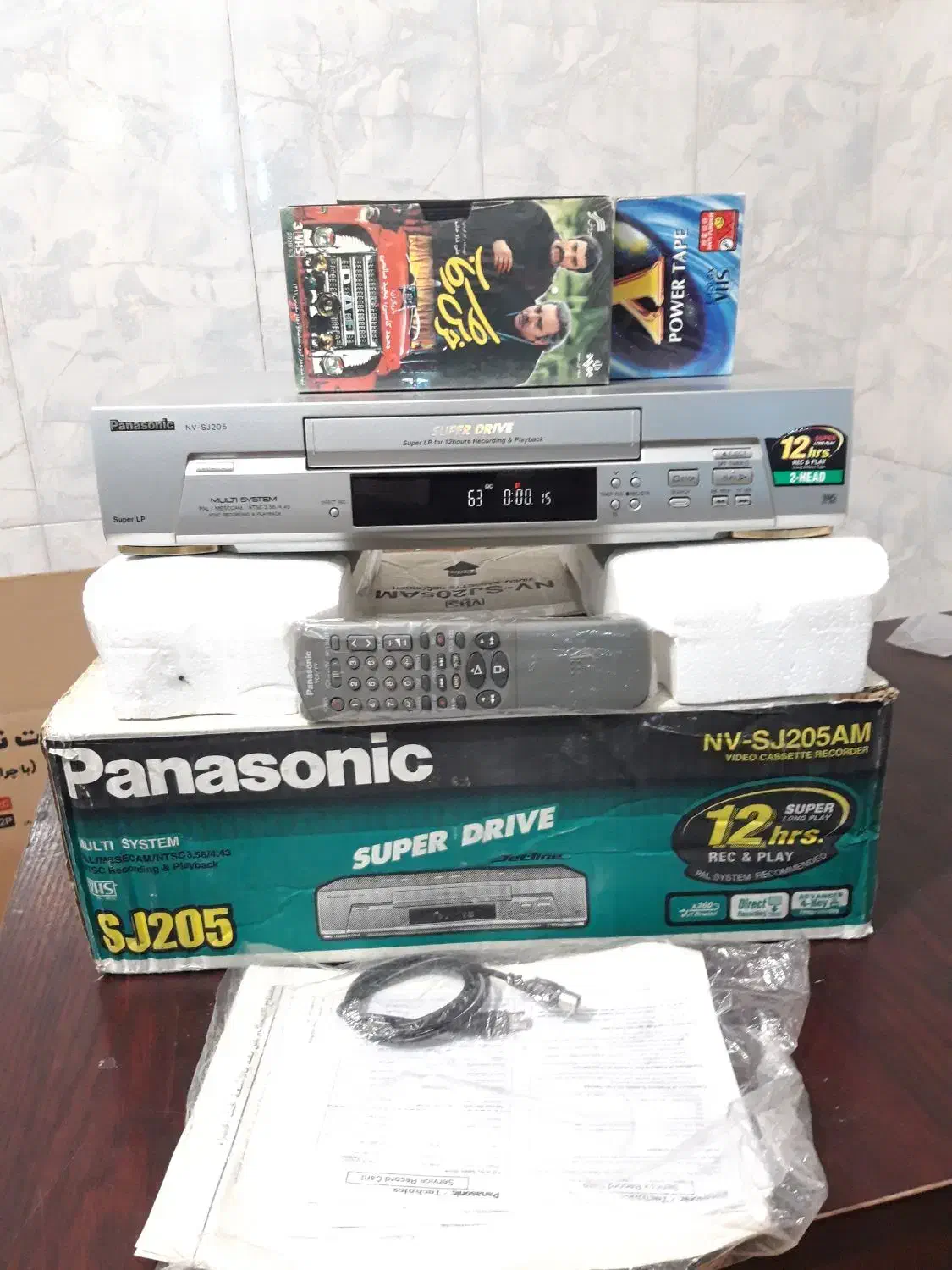 ویدیو پاناسونیک 205 ژاپن نوار VHS عطیقه|پخش‌کننده DVD و ویدیو|تهران, تهرانپارس شرقی|دیوار