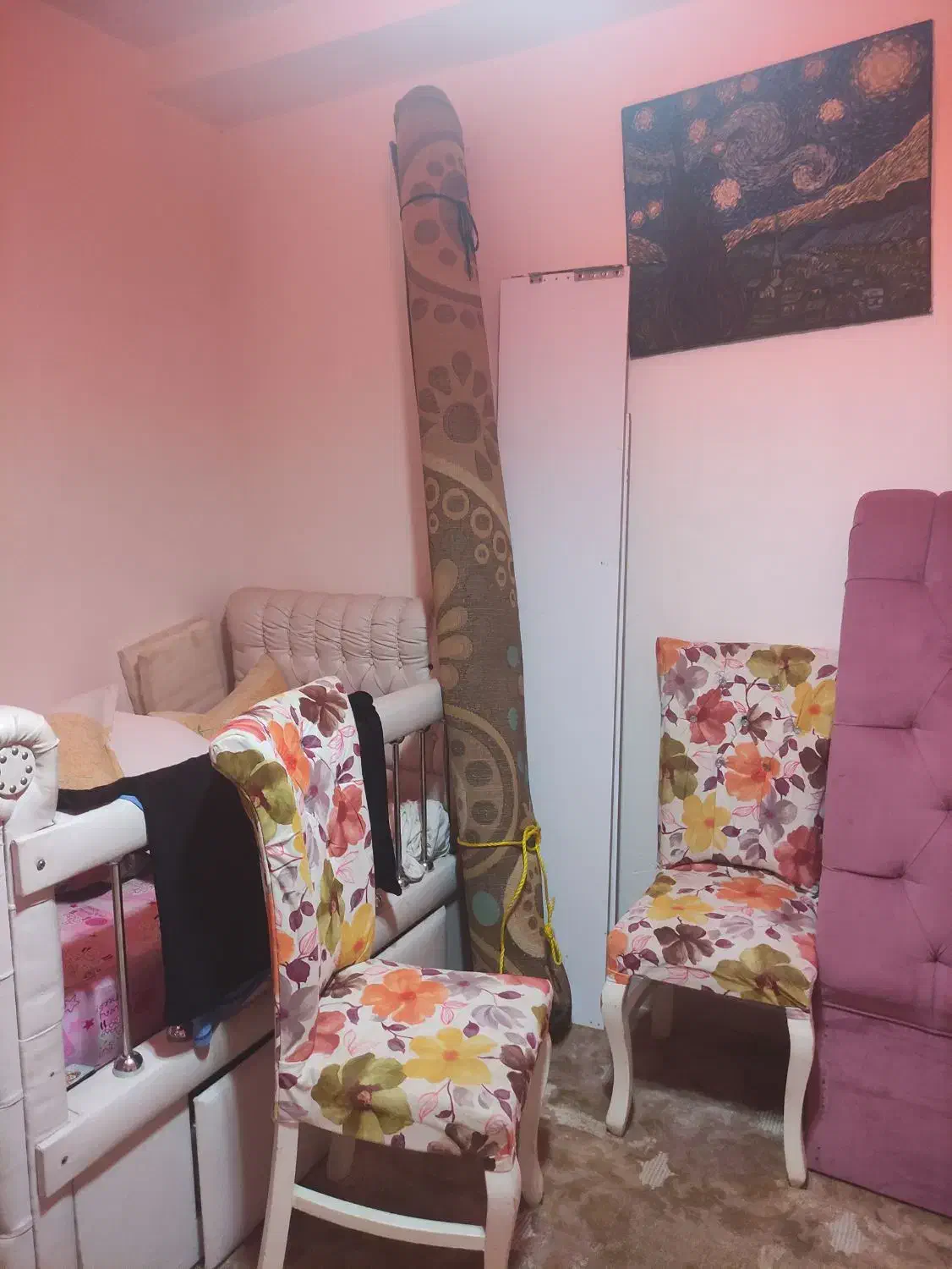 تاج و کنار های تخت|تشک تختخواب|نکا, |دیوار