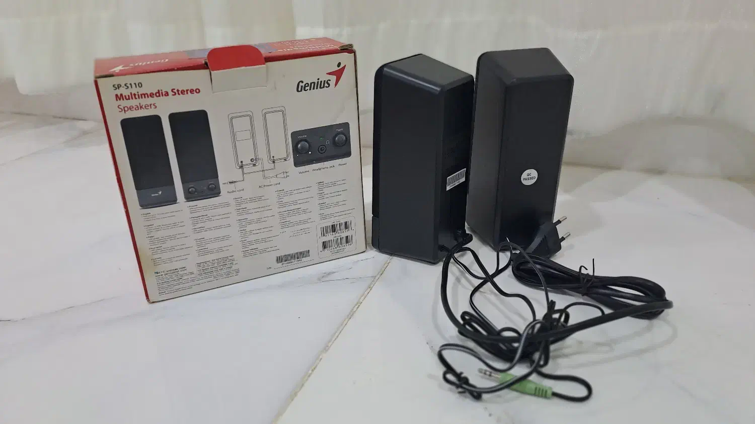 اسپیکر دو تکه مدل Genius Sp-s110|قطعات و لوازم جانبی رایانه|بانه, |دیوار