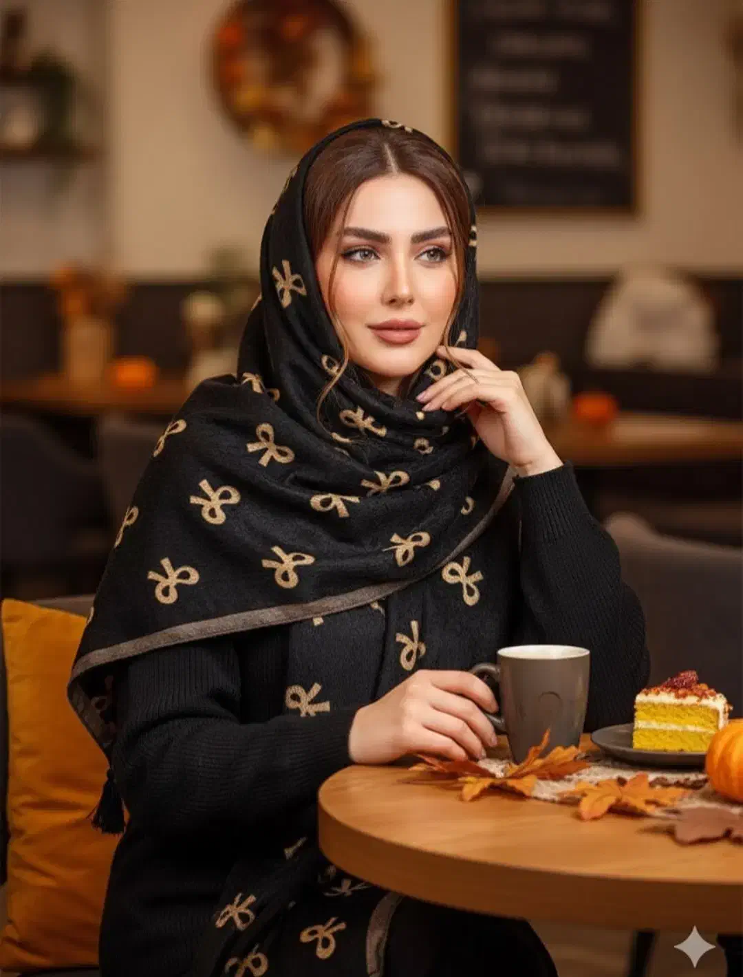 شال مخمل موهر  طرح دار|لباس|گناباد, |دیوار