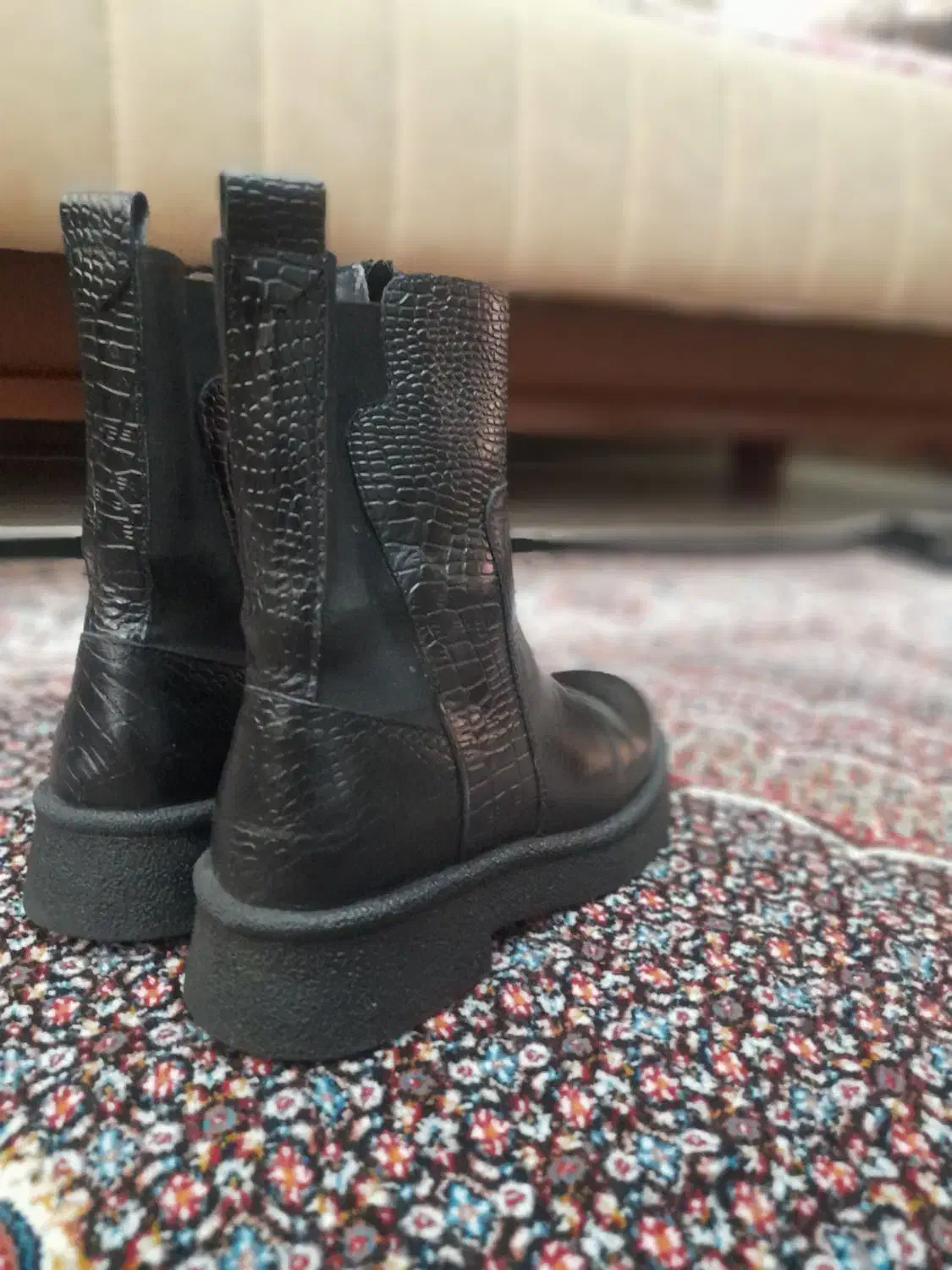 پوتین چرم اصل در حد نو|کیف، کفش، کمربند|تبریز, |دیوار