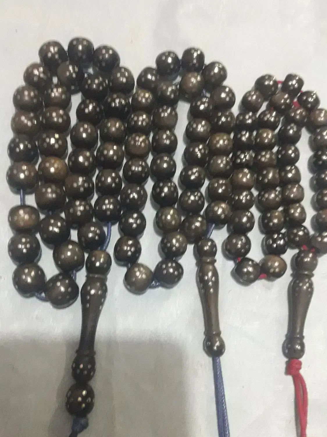 تسبیح نقره کوب صفوی|زیورآلات و اکسسوری|قمرود, |دیوار