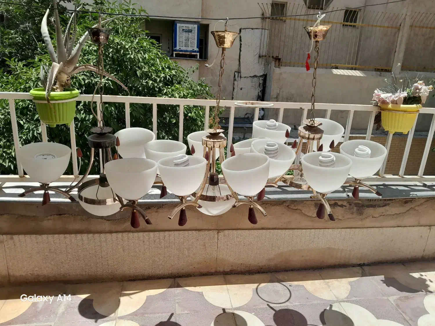 لوستر در حد نو|لوستر و چراغ آویز|شیراز, کلاهدوز|دیوار