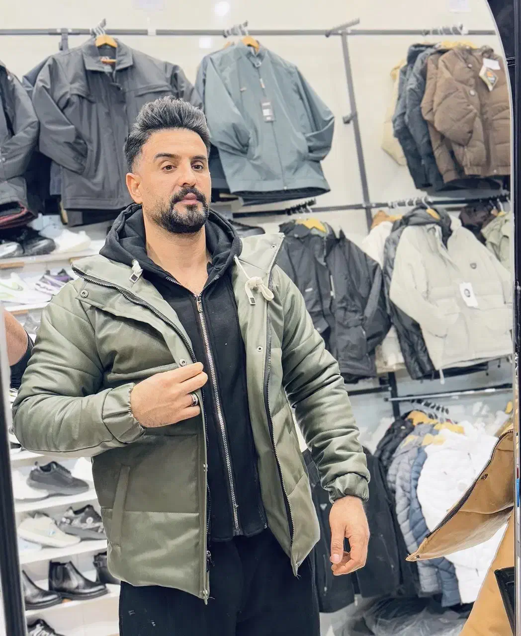 کاپشن چرم تو خز(بهنام پلیس)|لباس|تبریز, |دیوار