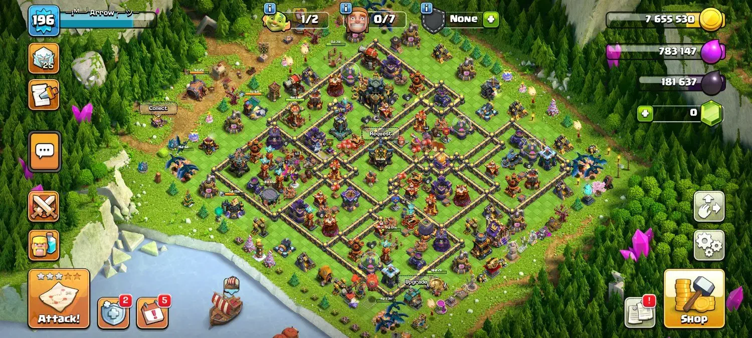 فروش اکانت کلش آف کلنز تاون هال 17 قابل چنج سوپرسل|کنسول، بازی ویدئویی و آنلاین|شیراز, شریف‌آباد|دیوار