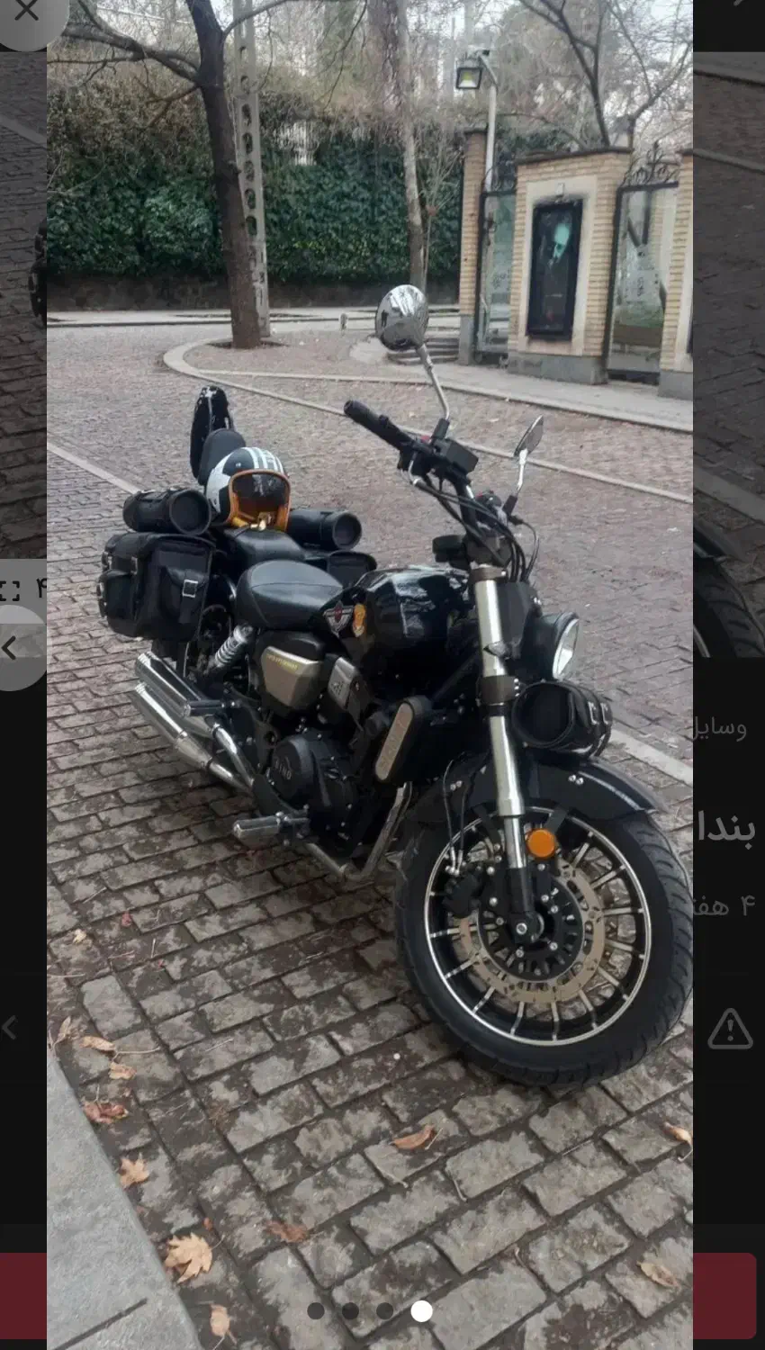 موتور بندا ۱۴۰۰ کم کار با وسایل|موتورسیکلت|اصفهان, بهارستان|دیوار