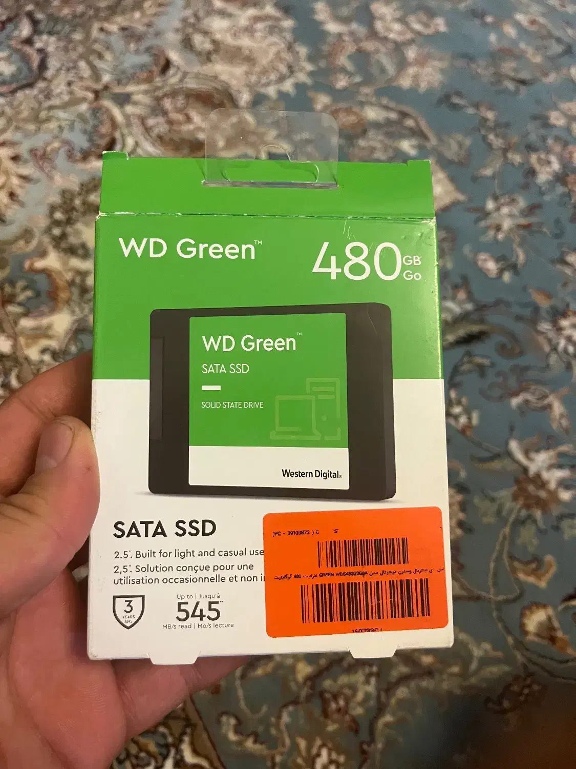 هارد اورجینال ssd برند western Digital 480GB|قطعات و لوازم جانبی رایانه|ابهر, |دیوار
