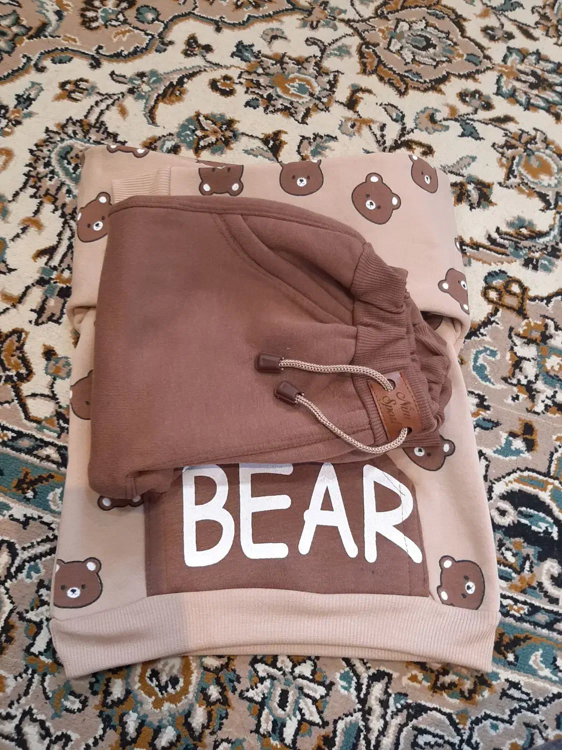 هودی و شلوار داخل کرک خرسی|کفش و لباس بچه|نوشهر, |دیوار