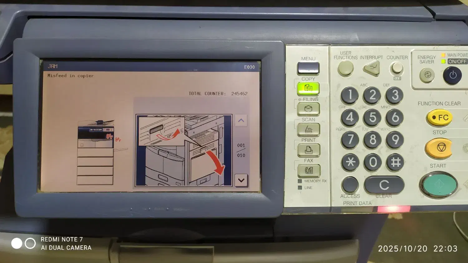 فتوکپی آفیش 700،شارپ ۳۵۱|پرینتر، اسکنر، کپی، فکس|خرمآباد, |دیوار