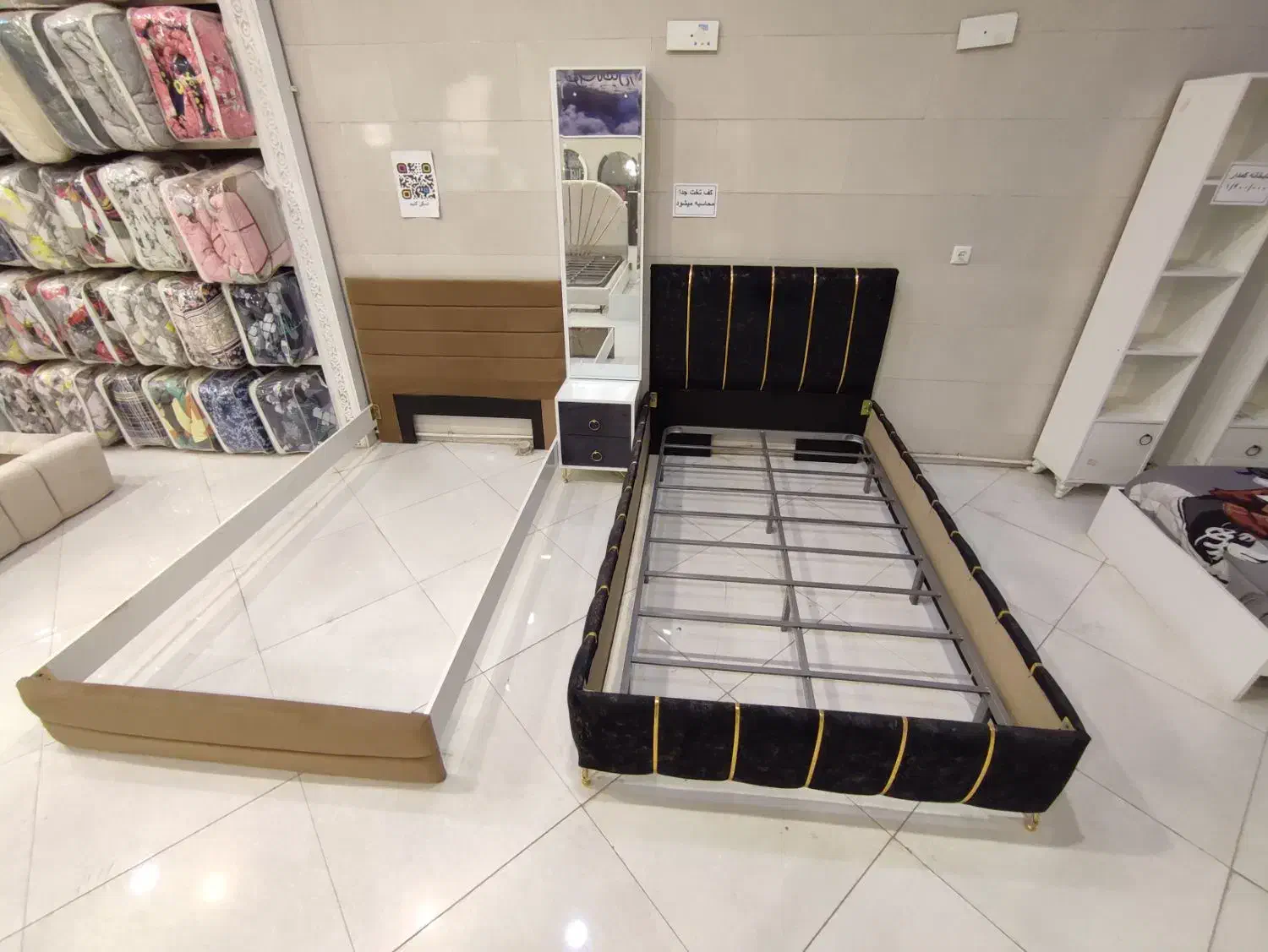 تولیدی تخت خواب دکوراتیک 1000|تخت و سرویس خواب|مشهد, زمرد|دیوار