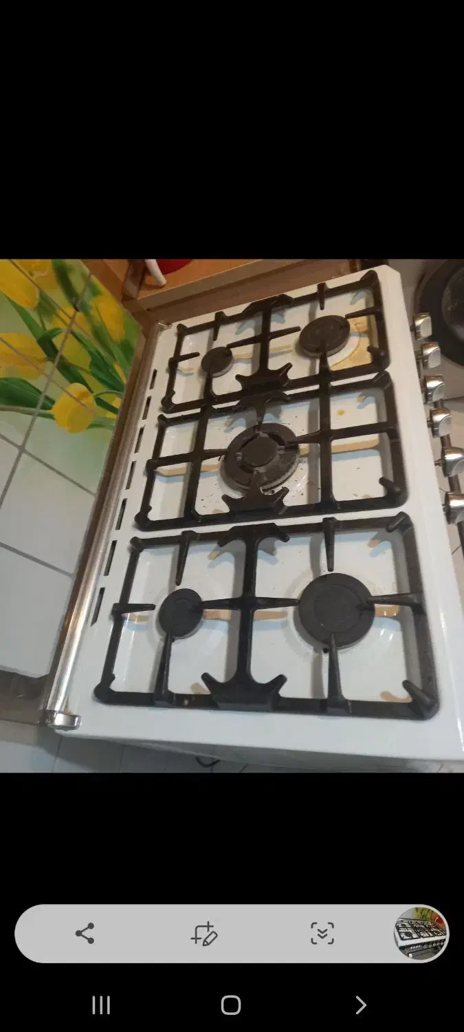 گاز فردار رنگ سفید|اجاق گاز و لوازم برقی پختوپز|مشهد, کوثر|دیوار