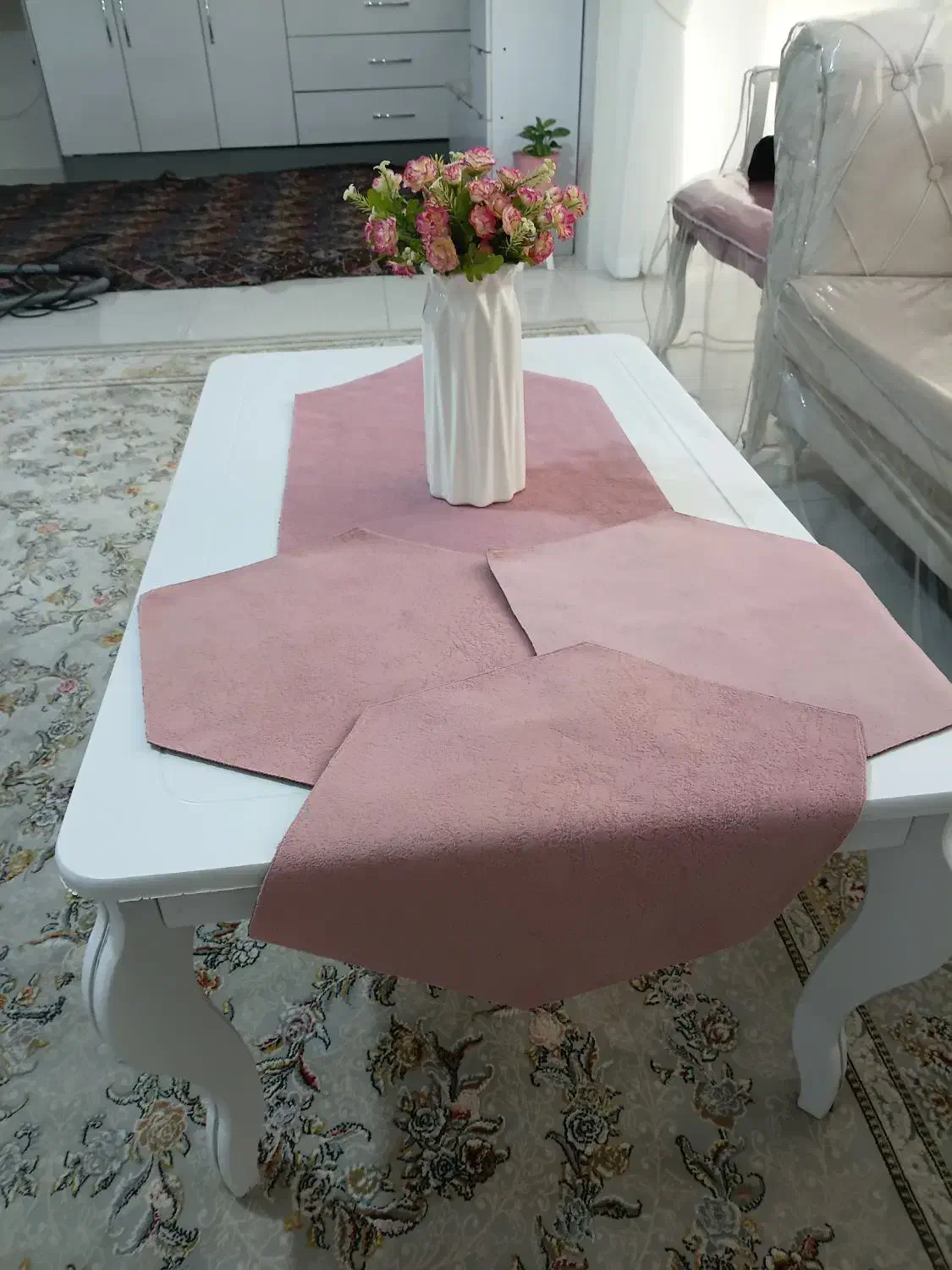 رانر رومیزی|پرده، رانر، رومیزی|پاکدشت, شهرک انقلاب|دیوار