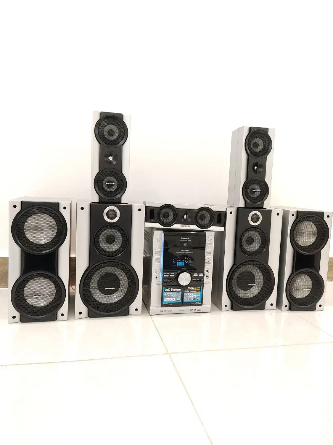 پاناسونیک 10000W بلوتوث فلاش DVD AUX درحد|سیستم صوتی خانگی|سنندج, |دیوار