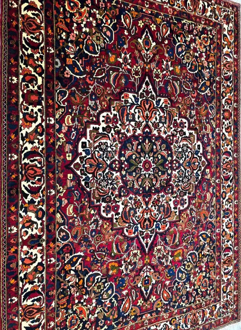 فرش دستباف ۶متری ترنج|فرش|فارسان, |دیوار