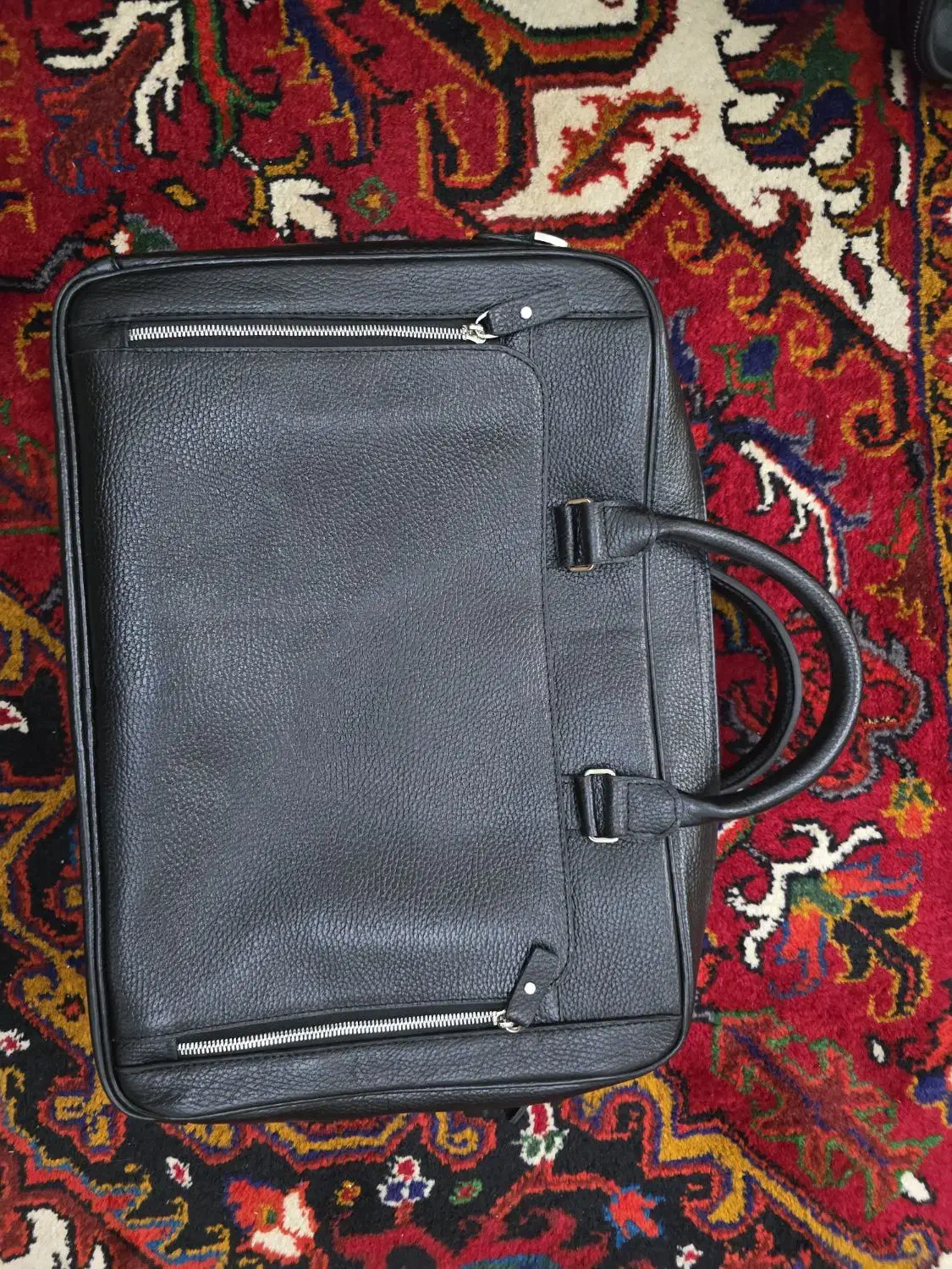 کیف چرم مردانه مشکی|کیف، کفش، کمربند|ری, جوانمرد قصاب|دیوار