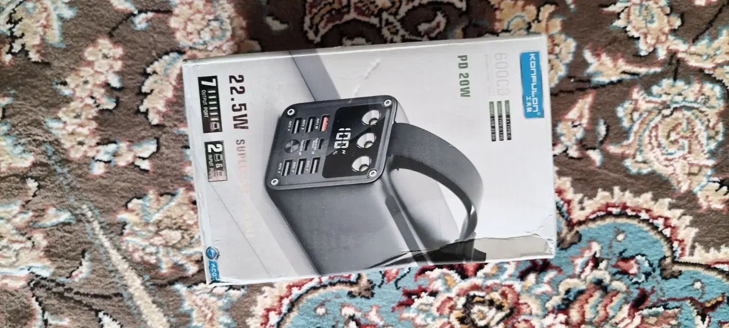 پاور بانک 60000در حد خیلی کم استفاده شد|لوازم جانبی موبایل و تبلت|قم, ولیعصر|دیوار