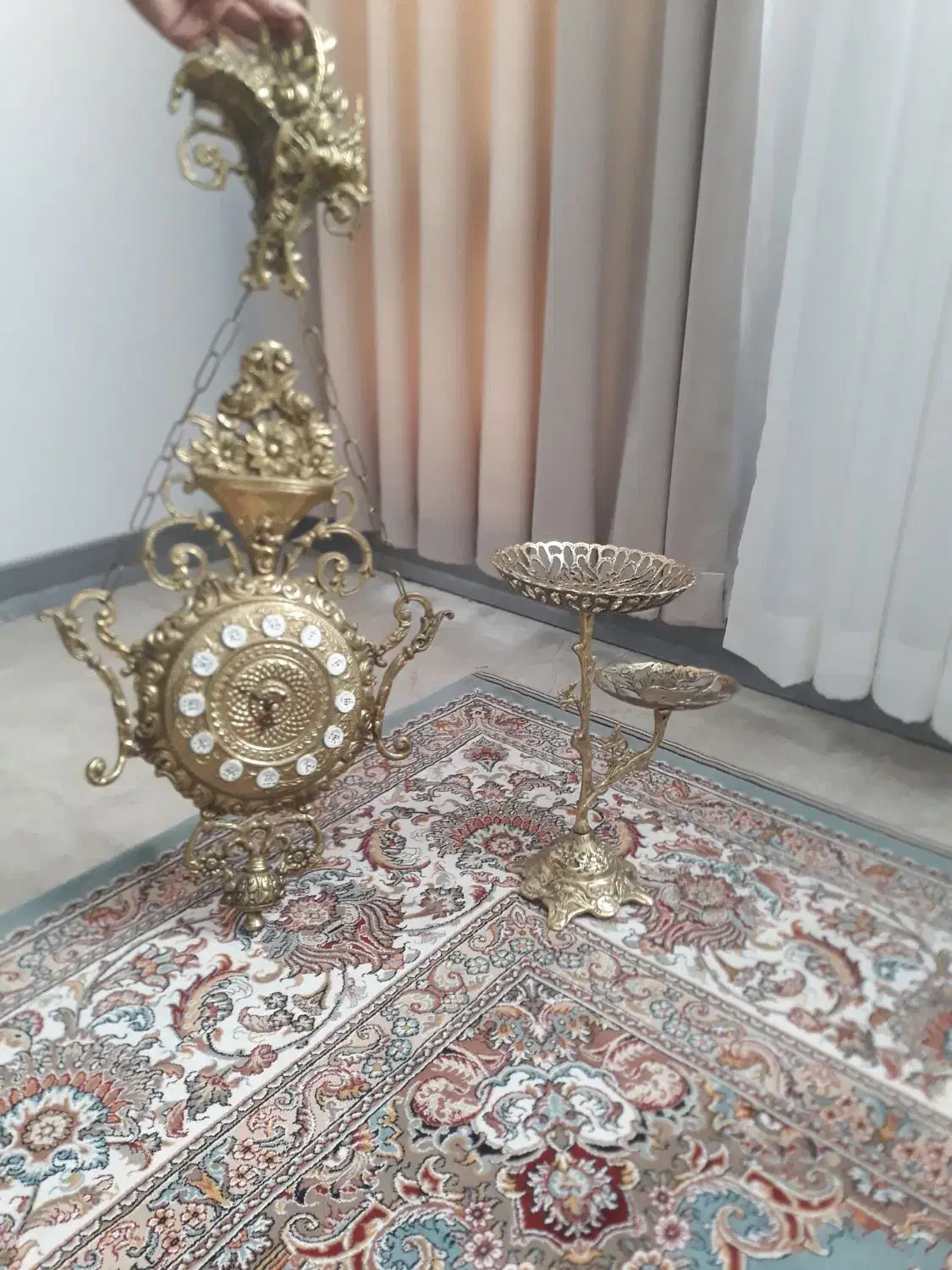 ساعت برنزاصل قدیمی|ساعت دیواری و تزئینی|پرند, فاز ۴|دیوار