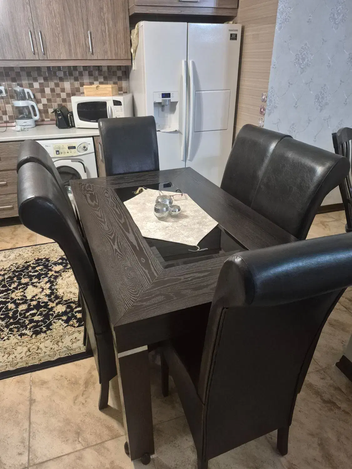 میزنهارخوری ۶نفره|میز و صندلی غذاخوری|بندر انزلی, جزیره|دیوار