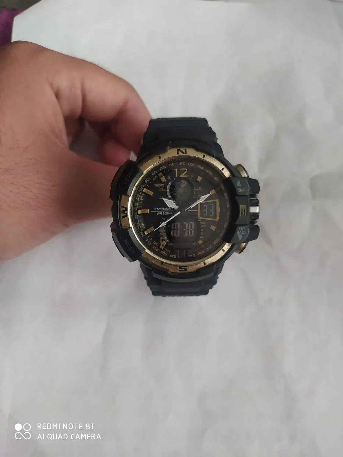 ساعت امپاور جی شاک مشکی طلایی|ساعت|صدرا-فارس, فاز ۱|دیوار