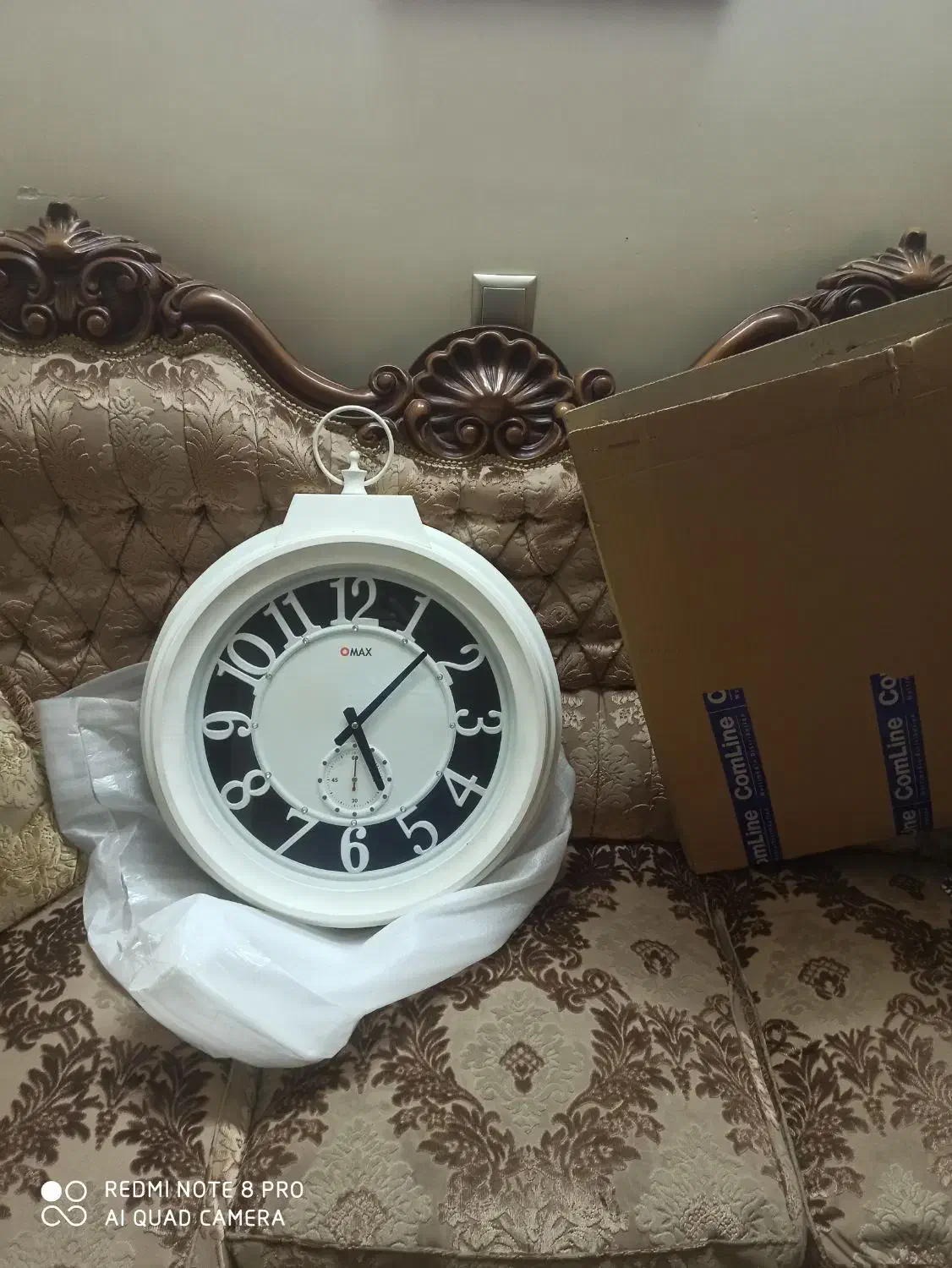 ساعت دیواری فانتزی دو موتوره بدون صدا|ساعت دیواری و تزئینی|اصفهان, بهار آزادی|دیوار