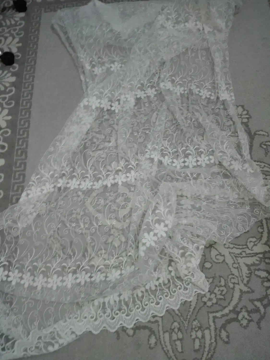 پرده|پرده، رانر، رومیزی|قم, قلعه کامکار|دیوار