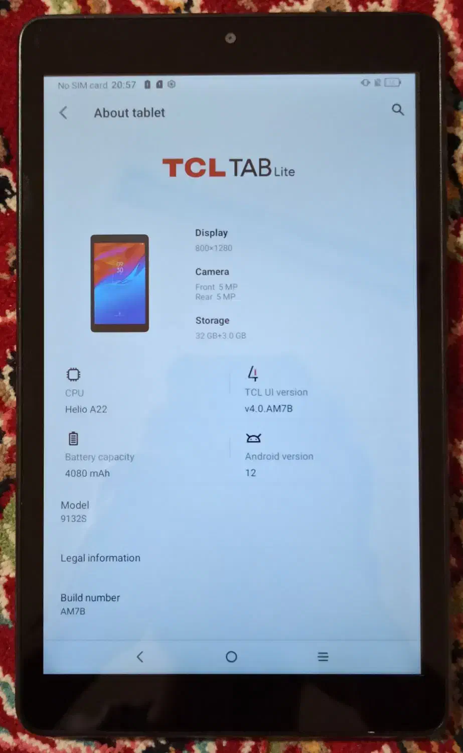 تبلت TCL 32|تبلت|قم, بکایی|دیوار