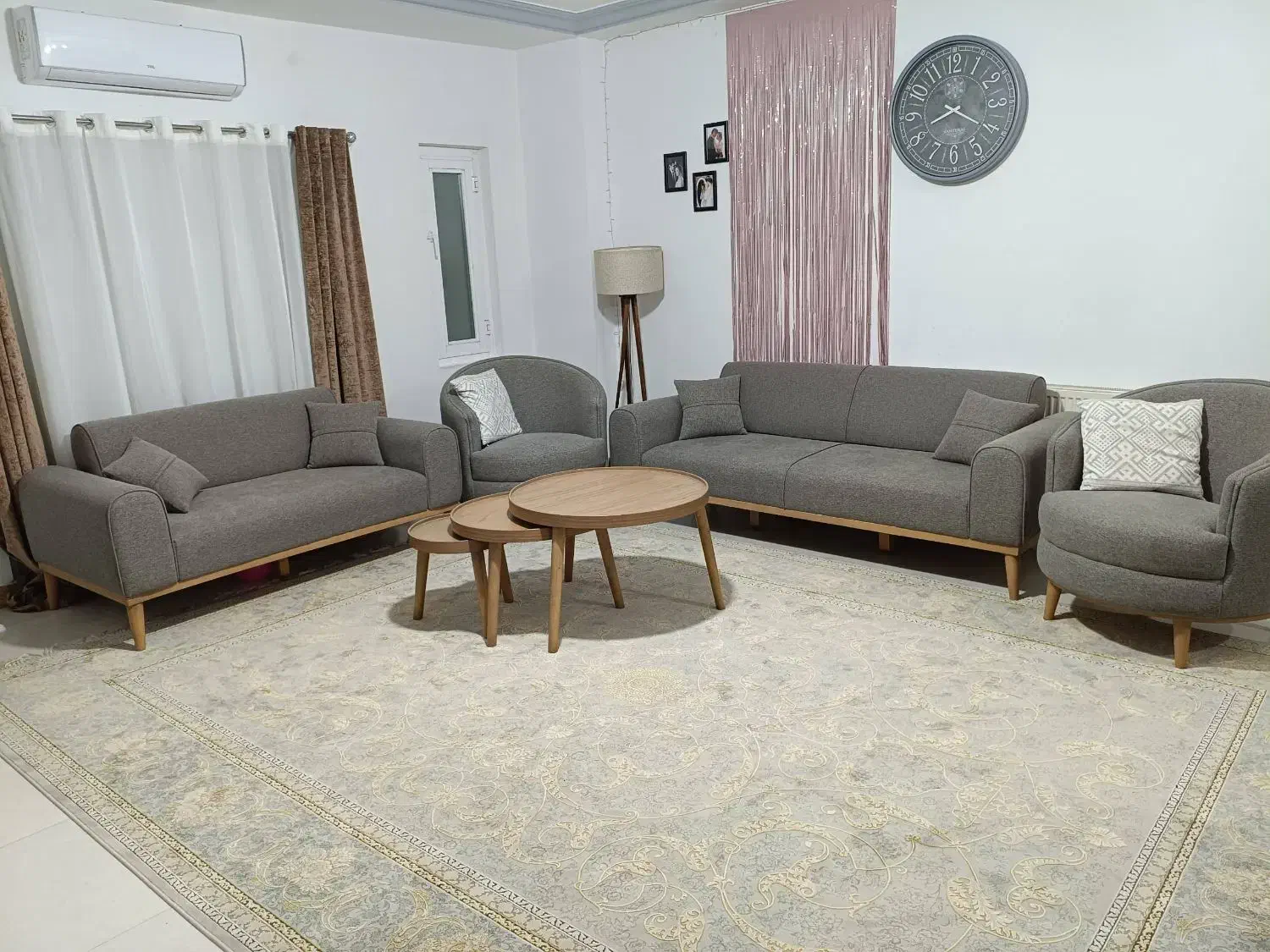 مبل ۷ نفره + جلو مبلی|مبلمان خانگی و میز عسلی|نوشهر, |دیوار