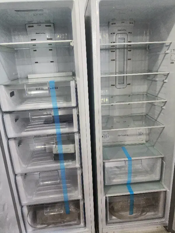 یخچال دوقلو بُست رنگ سفید چرمی|یخچال و فریزر|قرچک, شهرک الحدید|دیوار