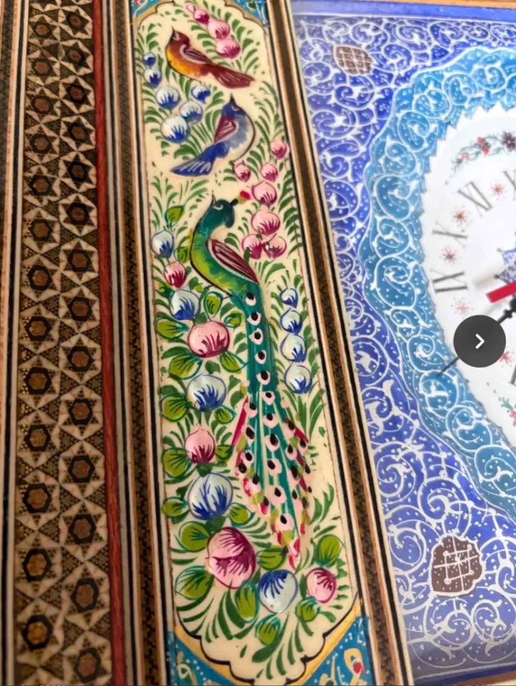 ساعت مینا کاری اصفهان|ساعت دیواری و تزئینی|تهران, بهمن یار|دیوار