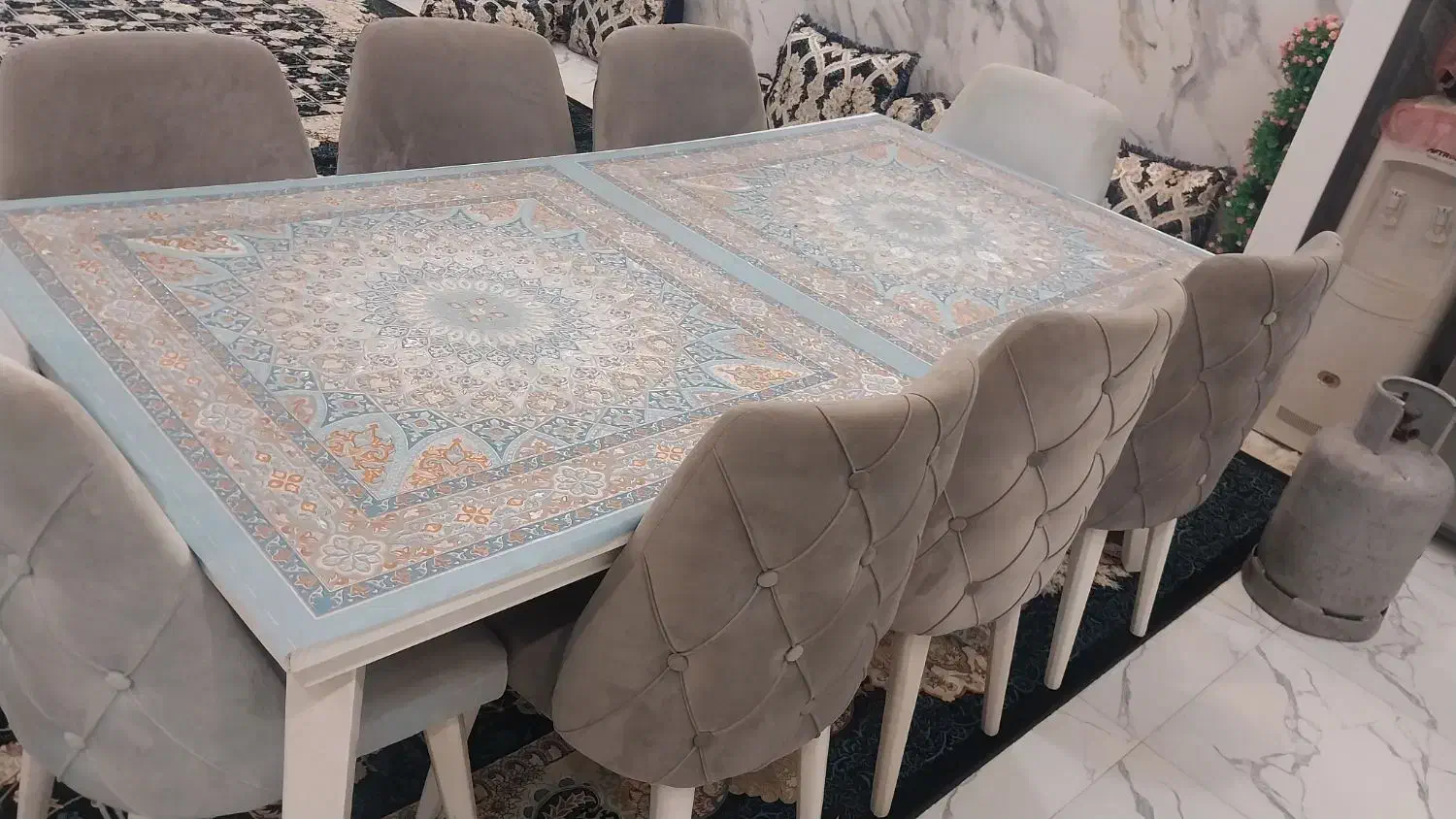 میزنهارخوری ۸نفره درحدنو|میز و صندلی غذاخوری|بندرعباس, |دیوار