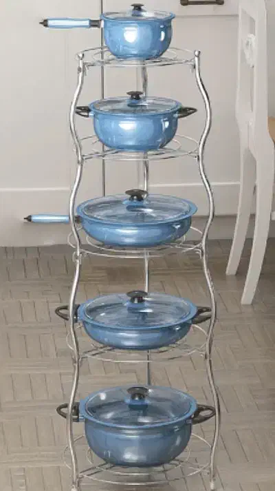 استندقابلمه بسیار محکم ۵طبقه|آبچکان و نظمدهنده ظروف|اسدآباد, |دیوار