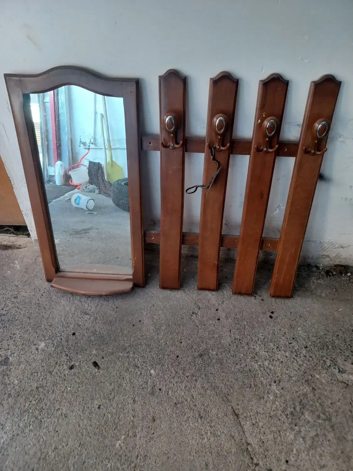 رخت آویز چوبی|بندرخت و رخت‌آویز|تبریز, |دیوار