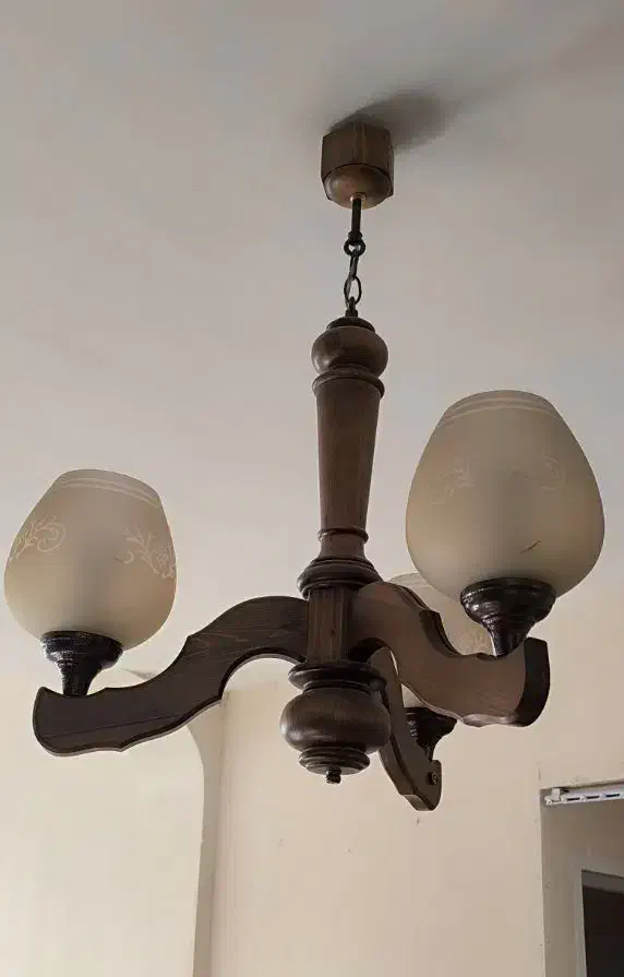 لوستر چوبی|لوستر و چراغ آویز|صدرا-فارس, فاز ۱|دیوار