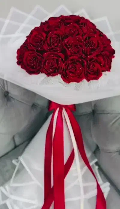 دسته گل روبانی|گل مصنوعی|فریمان, |دیوار