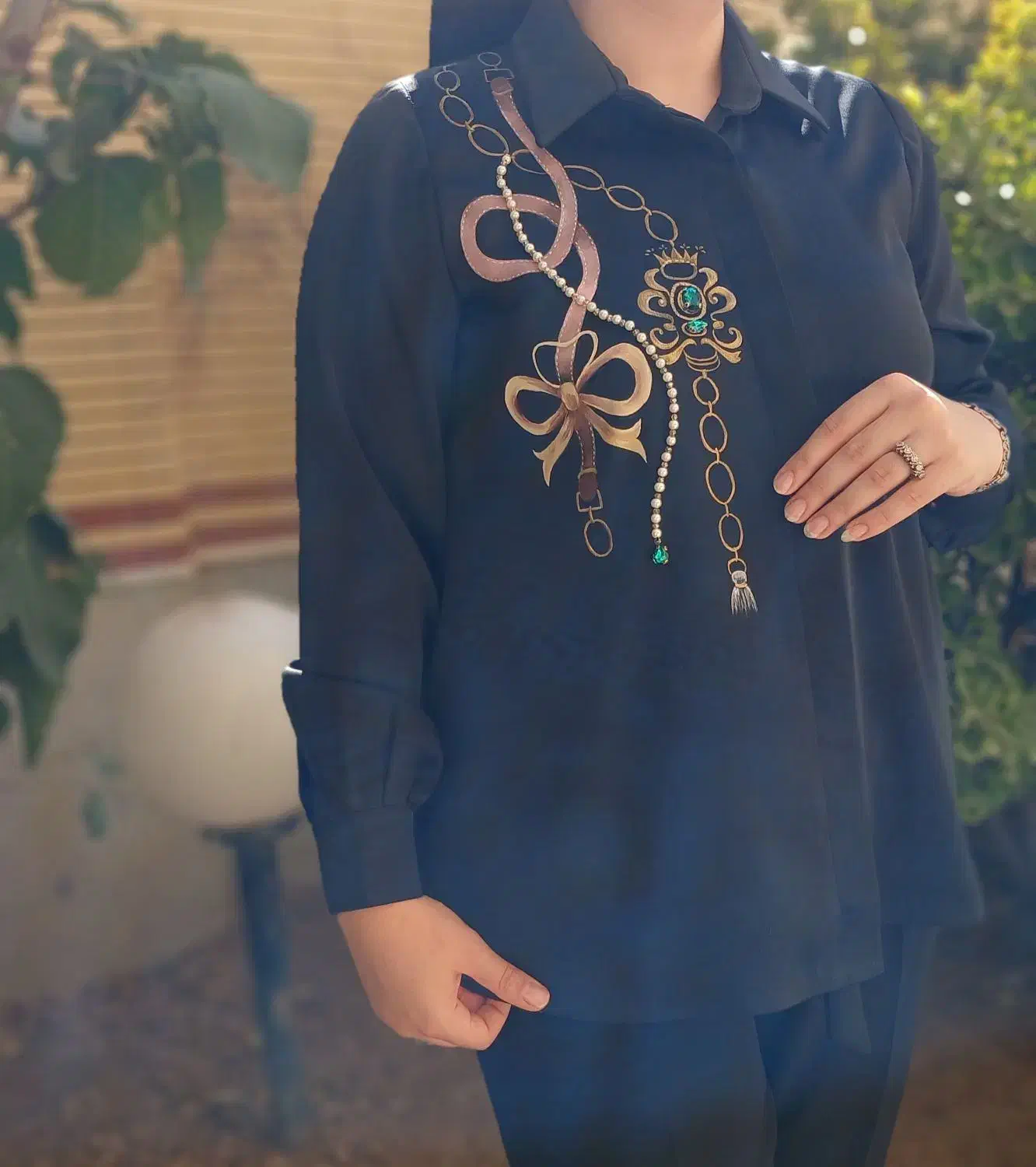 تزئینات لباس کیف و روسری|لباس|تبریز, |دیوار