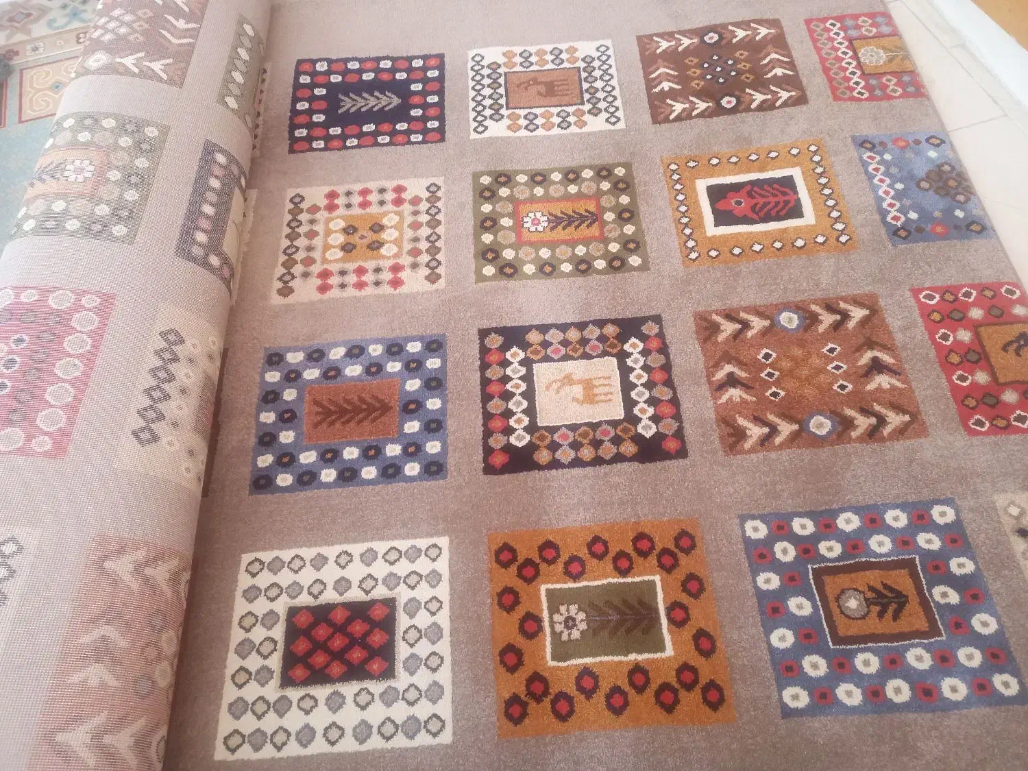 گلیم فرش|فرش|یزد, |دیوار