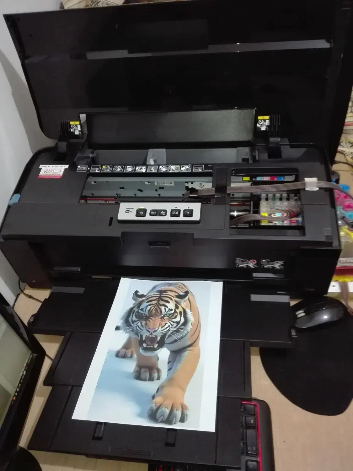 پرینتر اپسون رنگی A3 مدل ۱۴۳۰مجهز به wifi|پرینتر، اسکنر، کپی، فکس|مشهد, شهید علی محمدی|دیوار