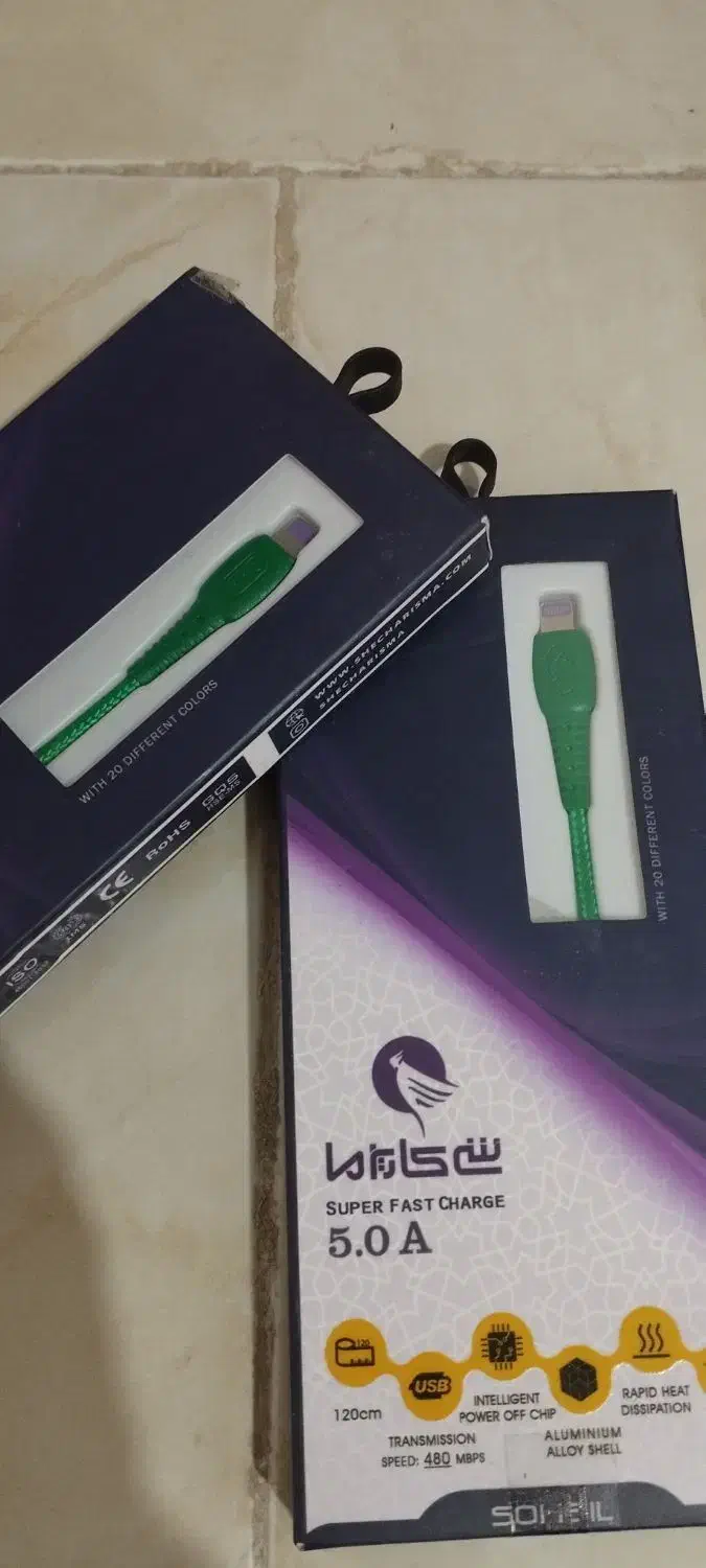 کابل شارژر آیفون|لوازم جانبی موبایل و تبلت|گلبهار, شهر جدید گلبهار|دیوار