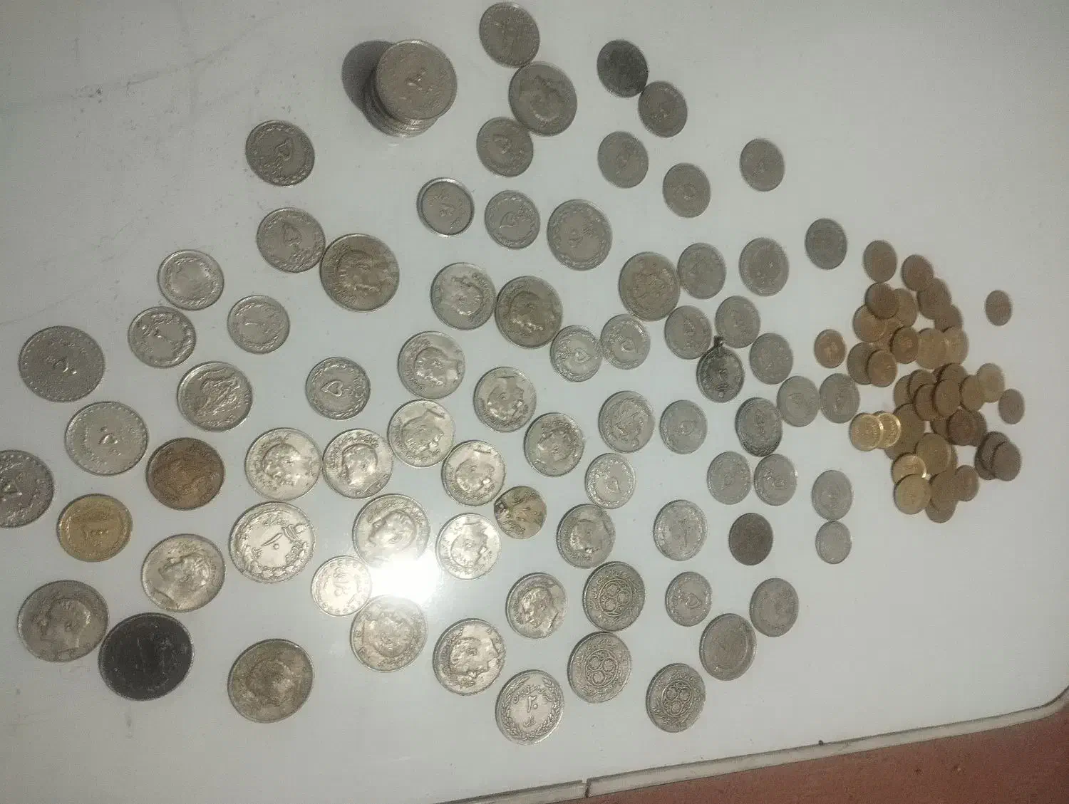 سکه قدیمی|کلکسیون سکه، تمبر، اسکناس|تبریز, |دیوار