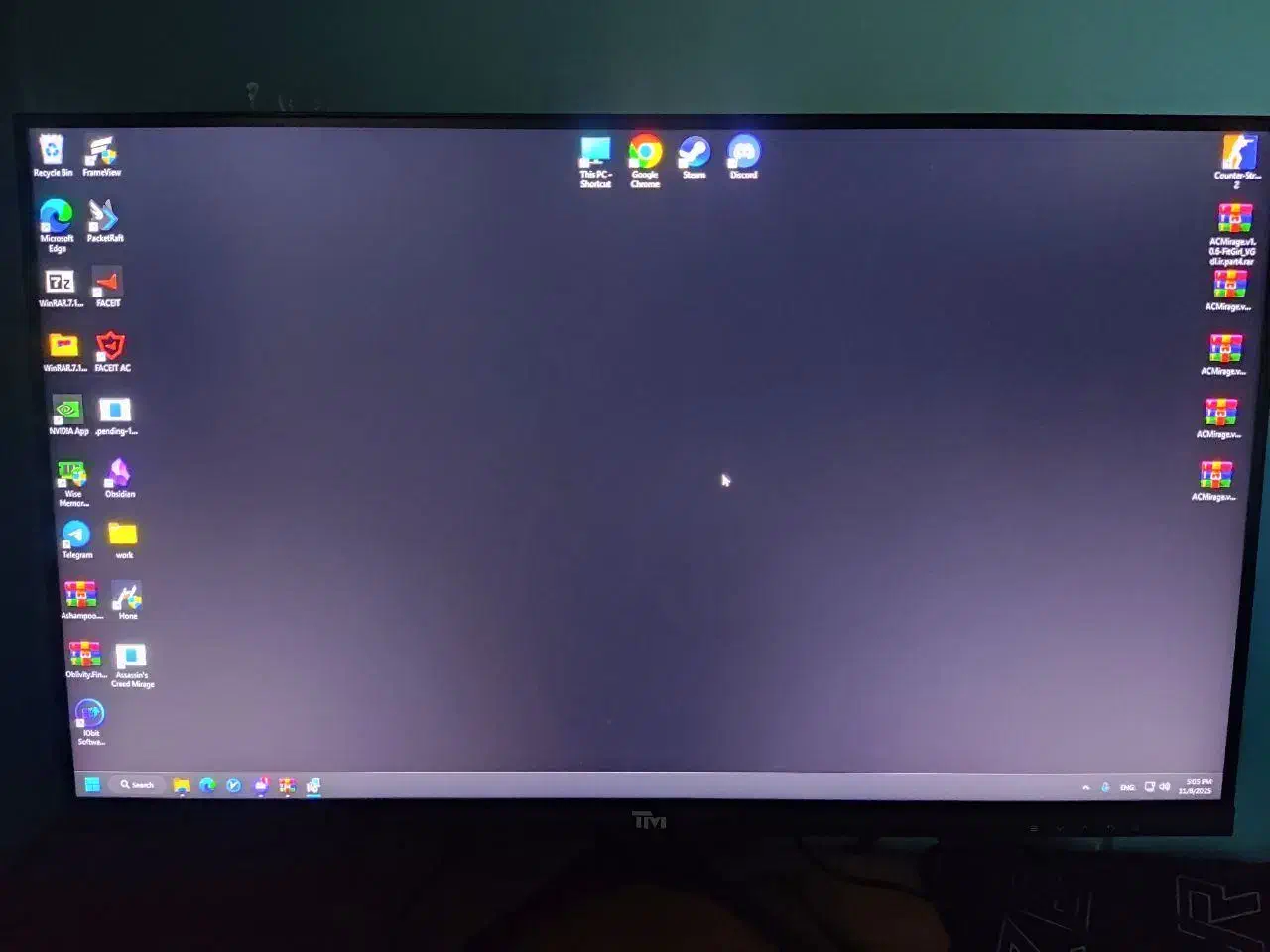 مانیتور گمینگ 100 هرتز|قطعات و لوازم جانبی رایانه|تهران, جوانمردان (اندیشه)|دیوار