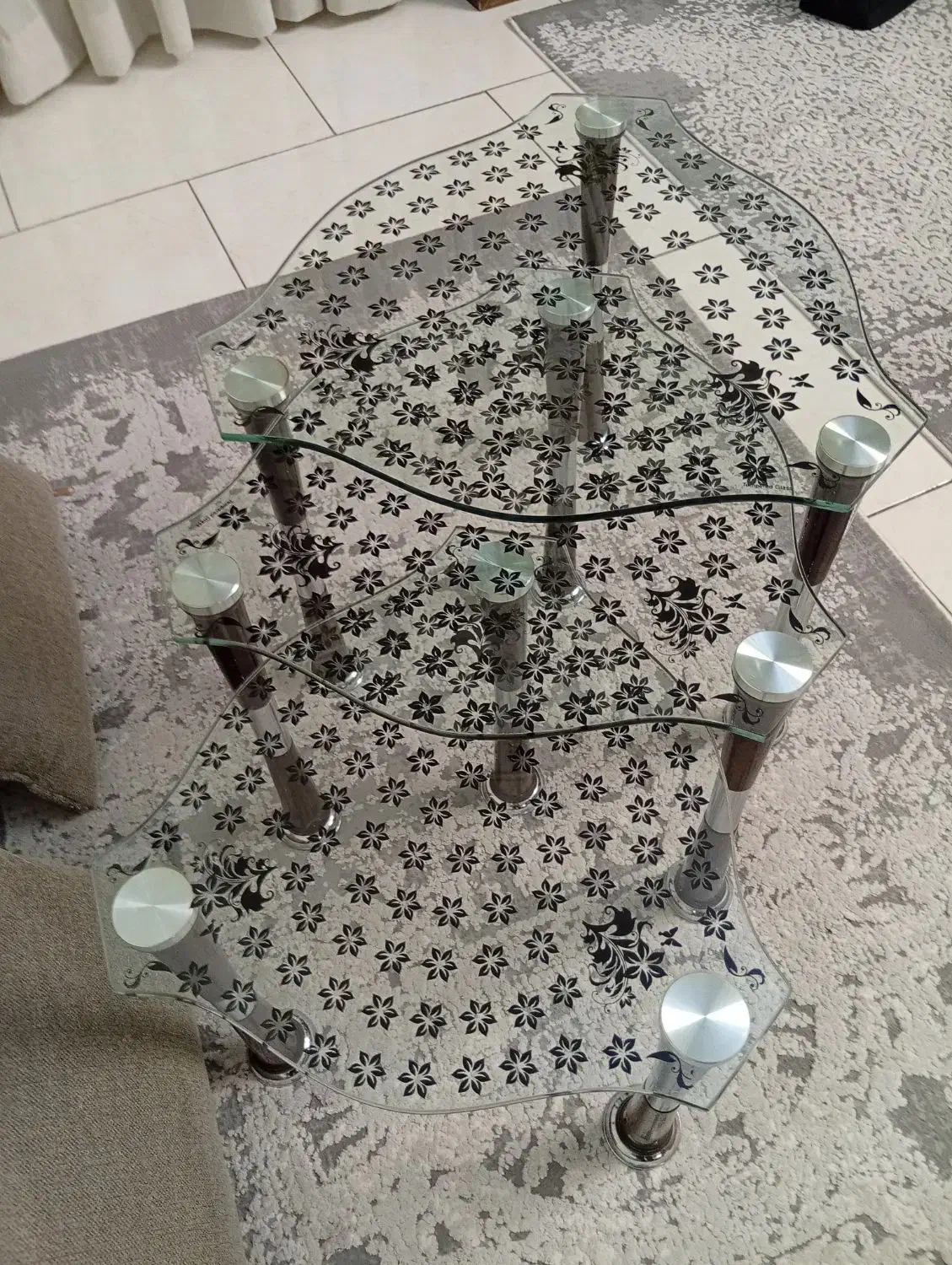 میزعسلی سه تیکه میزدکوربغل تلویزیون|مبلمان خانگی و میز عسلی|تهران, صادقیه|دیوار