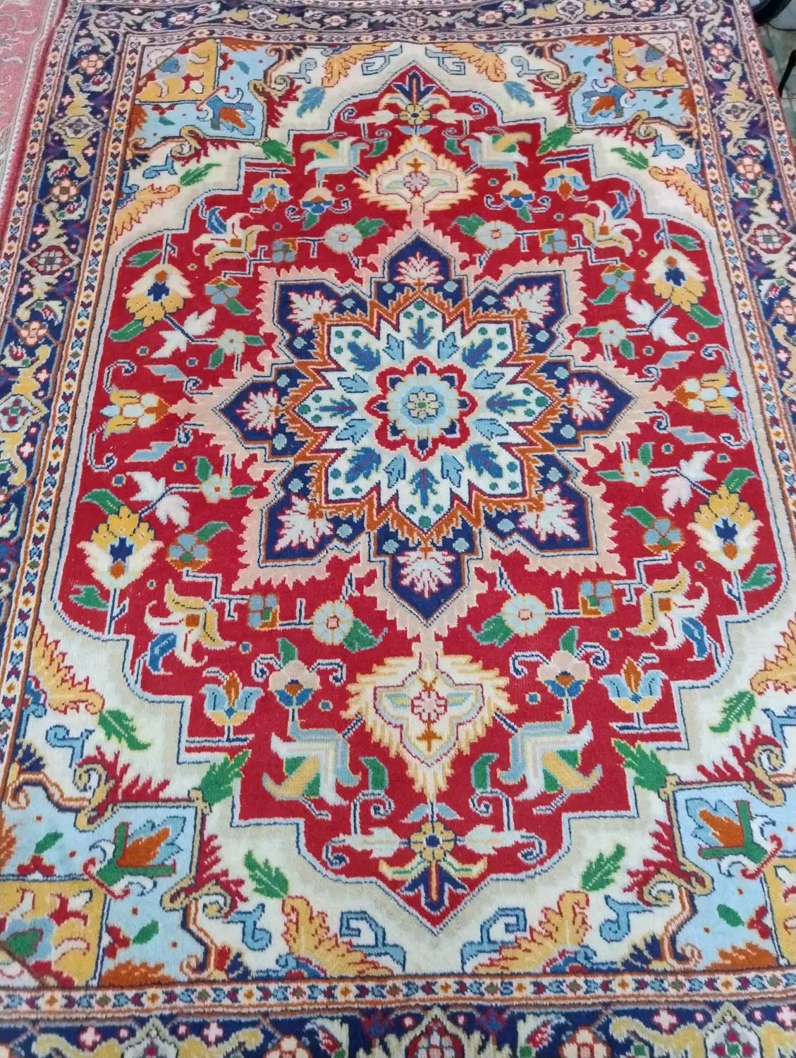 قالیچه ۱ونیم در۲دستباف سالم وخوابدار|فرش|تبریز, |دیوار