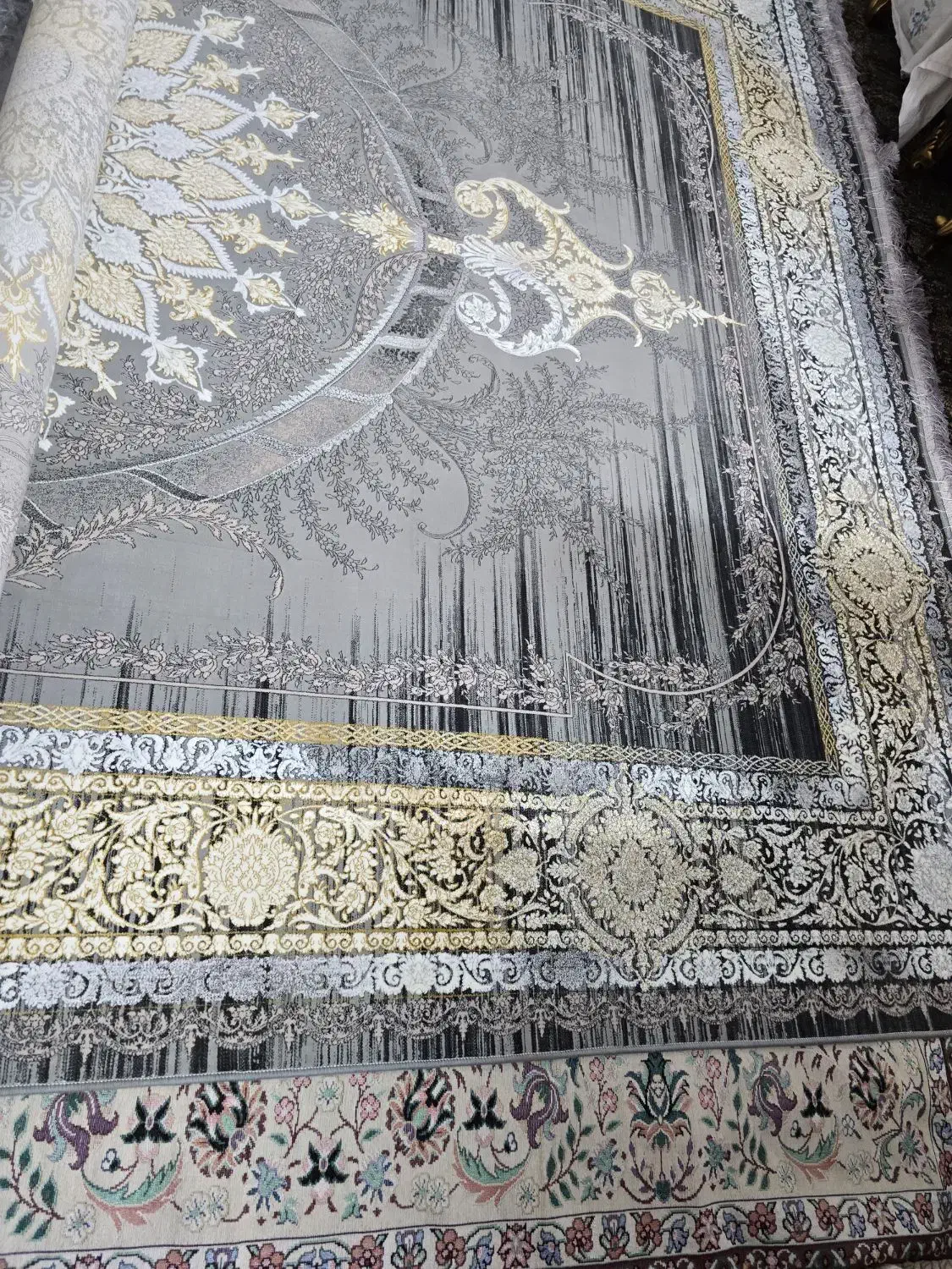 سه تخته فرش ۹ متری ۱۲۰۰ شانه اکرولیک گلبرجسته|فرش|تهران, مهران|دیوار