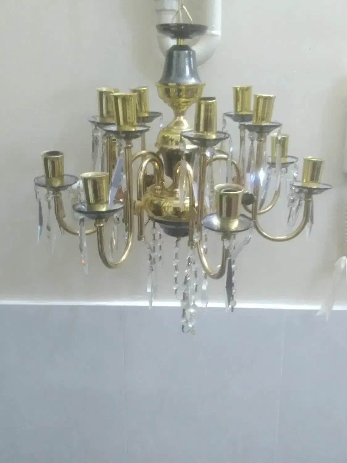 لوستر ۱۲ شاخه|لوستر و چراغ آویز|زنجان, |دیوار