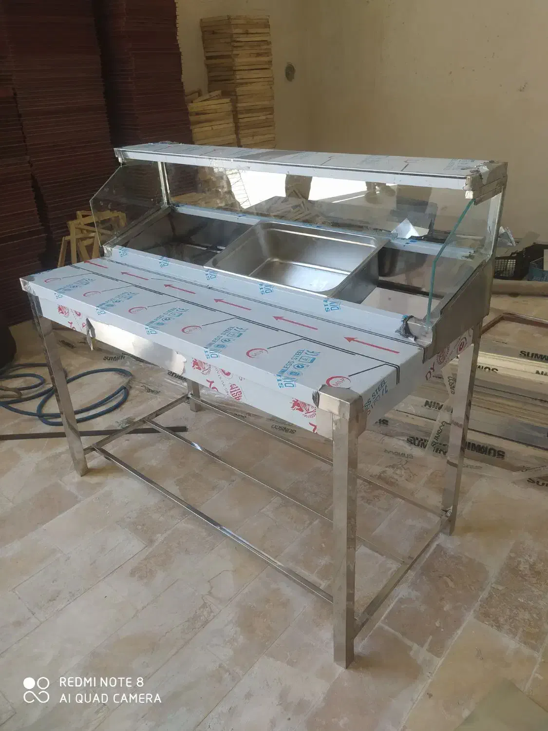 میز استیل سینک وان هود میزکار کابینت ترولی آبچکان|کافیشاپ و رستوران|قم, قلعه صدری|دیوار